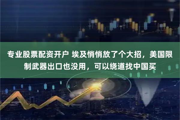专业股票配资开户 埃及悄悄放了个大招，美国限制武器出口也没用，可以绕道找中国买